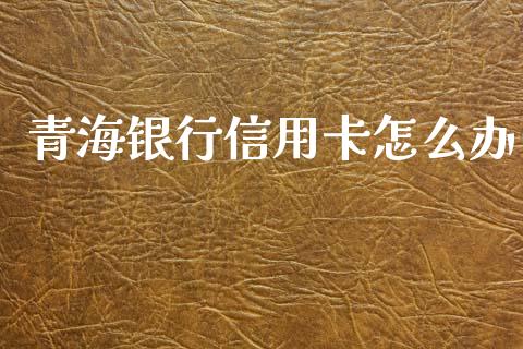 青海银行信用卡怎么办_https://wap.jnbaishite.cn_金融资讯_第1张
