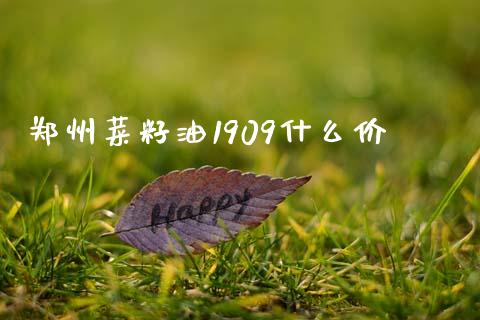 郑州菜籽油1909什么价_https://wap.jnbaishite.cn_期货资讯_第1张
