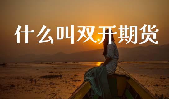 什么叫双开期货_https://wap.jnbaishite.cn_理财投资_第1张