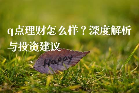 q点理财怎么样？深度解析与投资建议_https://wap.jnbaishite.cn_全球财富_第1张