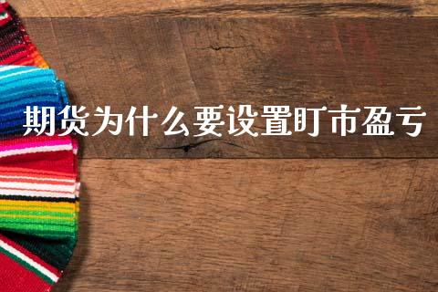 期货为什么要设置盯市盈亏_https://wap.jnbaishite.cn_全球财富_第1张