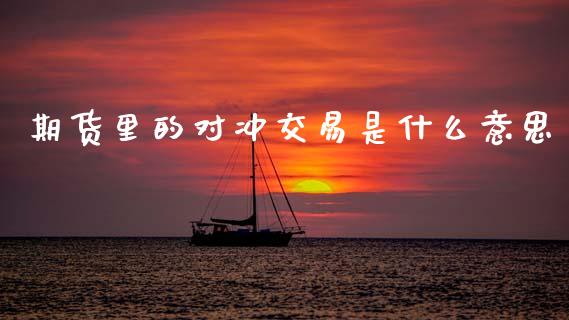 期货里的对冲交易是什么意思_https://wap.jnbaishite.cn_金融资讯_第1张