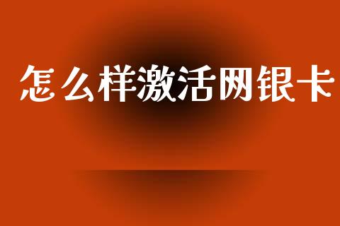 怎么样激活网银卡_https://wap.jnbaishite.cn_理财投资_第1张