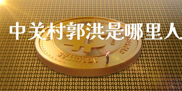 中关村郭洪是哪里人_https://wap.jnbaishite.cn_期货资讯_第1张
