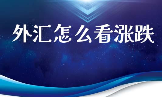 外汇怎么看涨跌_https://wap.jnbaishite.cn_金融资讯_第1张