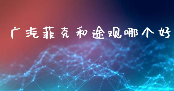 广汽菲克和途观哪个好_https://wap.jnbaishite.cn_期货资讯_第1张