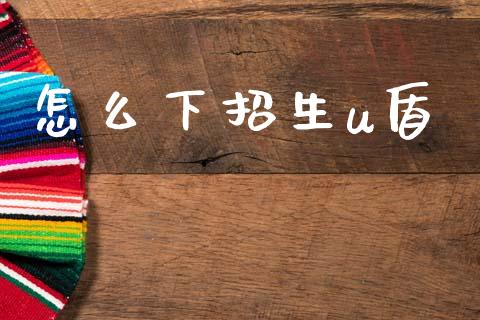 怎么下招生u盾_https://wap.jnbaishite.cn_全球财富_第1张