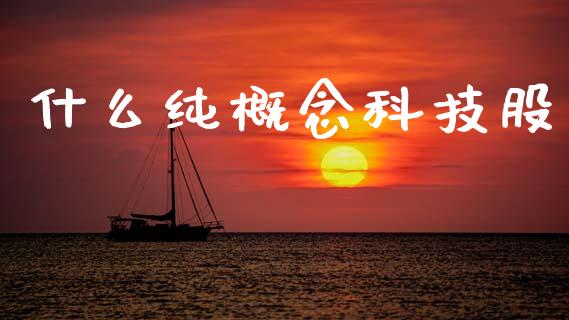 什么纯概念科技股_https://wap.jnbaishite.cn_理财投资_第1张