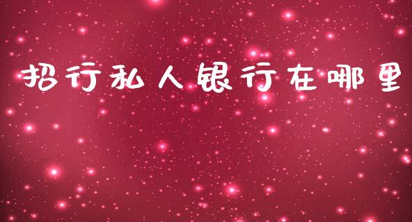 招行私人银行在哪里_https://wap.jnbaishite.cn_理财投资_第1张
