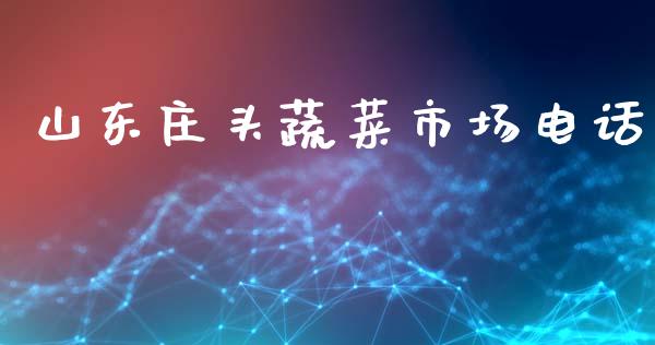 山东庄头蔬菜市场电话_https://wap.jnbaishite.cn_金融资讯_第1张