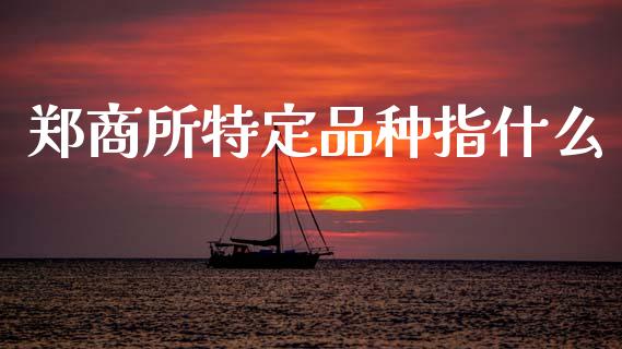郑商所特定品种指什么_https://wap.jnbaishite.cn_期货资讯_第1张