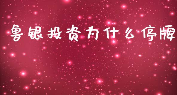 鲁银投资为什么停牌_https://wap.jnbaishite.cn_全球财富_第1张