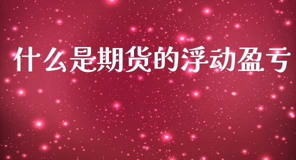 什么是期货的浮动盈亏_https://wap.jnbaishite.cn_期货资讯_第1张