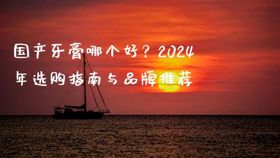 国产牙膏哪个好？2024年选购指南与品牌推荐_https://wap.jnbaishite.cn_期货资讯_第1张