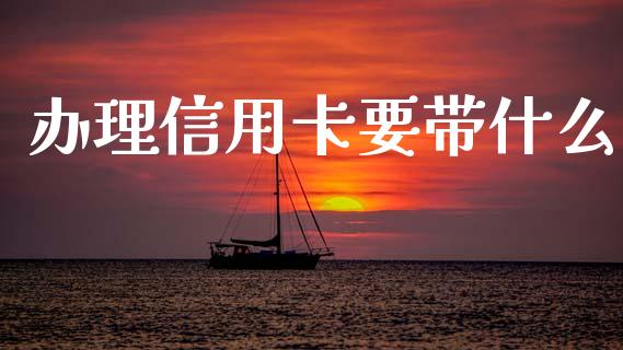办理信用卡要带什么_https://wap.jnbaishite.cn_全球财富_第1张
