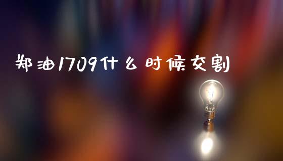 郑油1709什么时候交割_https://wap.jnbaishite.cn_金融资讯_第1张