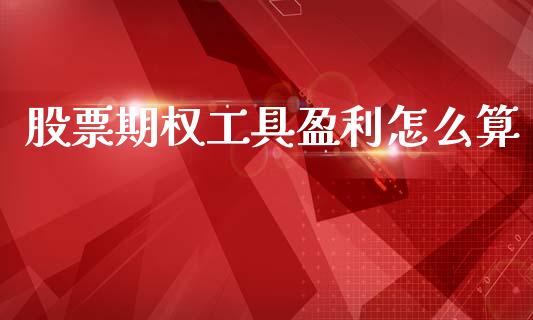 股票期权工具盈利怎么算_https://wap.jnbaishite.cn_理财投资_第1张