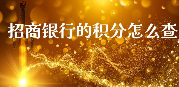 招商银行的积分怎么查_https://wap.jnbaishite.cn_理财投资_第1张