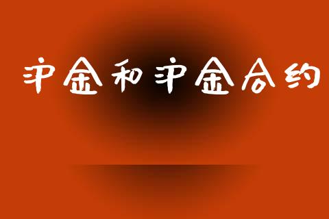 沪金和沪金合约_https://wap.jnbaishite.cn_期货资讯_第1张