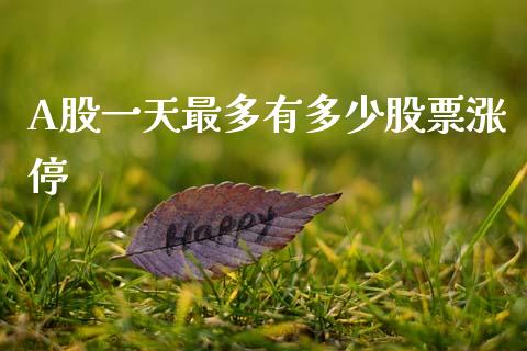 A股一天最多有多少股票涨停_https://wap.jnbaishite.cn_金融资讯_第1张