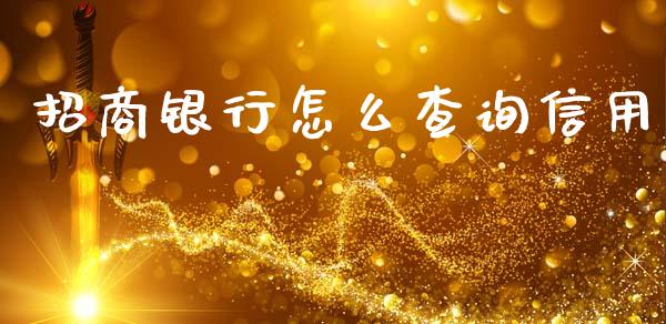 招商银行怎么查询信用_https://wap.jnbaishite.cn_金融资讯_第1张