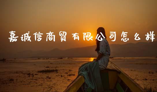 嘉诚信商贸有限公司怎么样_https://wap.jnbaishite.cn_金融资讯_第1张