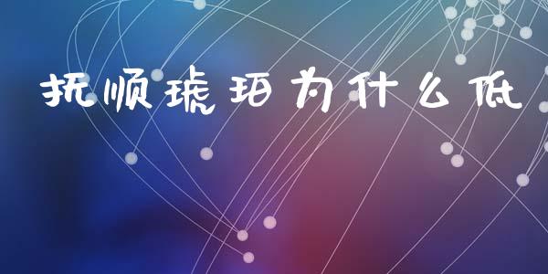 抚顺琥珀为什么低_https://wap.jnbaishite.cn_理财投资_第1张