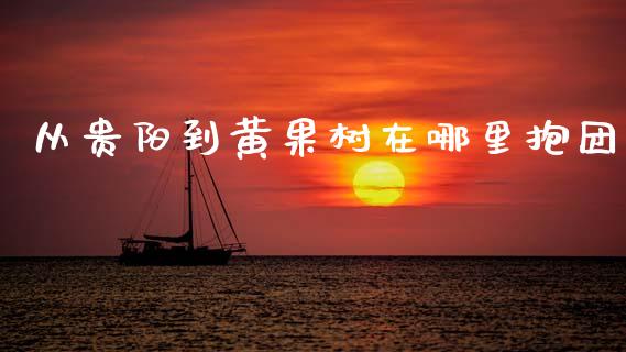 从贵阳到黄果树在哪里抱团_https://wap.jnbaishite.cn_金融资讯_第1张