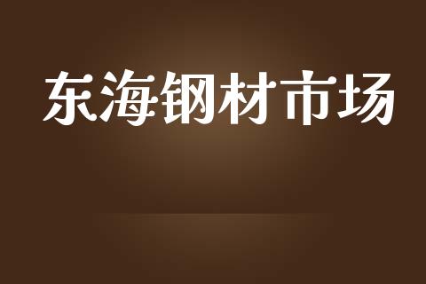 东海钢材市场_https://wap.jnbaishite.cn_期货资讯_第1张