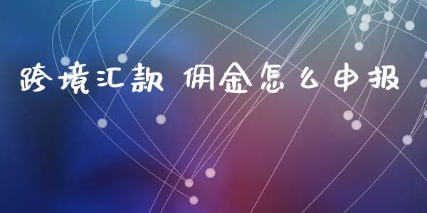 跨境汇款 佣金怎么申报_https://wap.jnbaishite.cn_全球财富_第1张