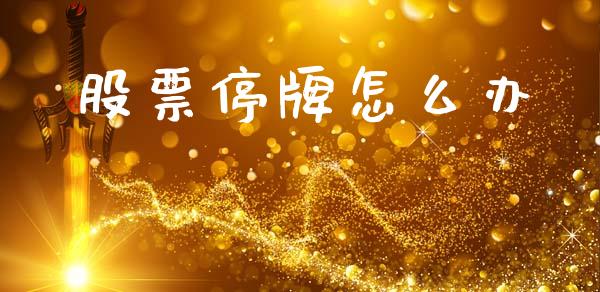 股票停牌怎么办_https://wap.jnbaishite.cn_期货资讯_第1张