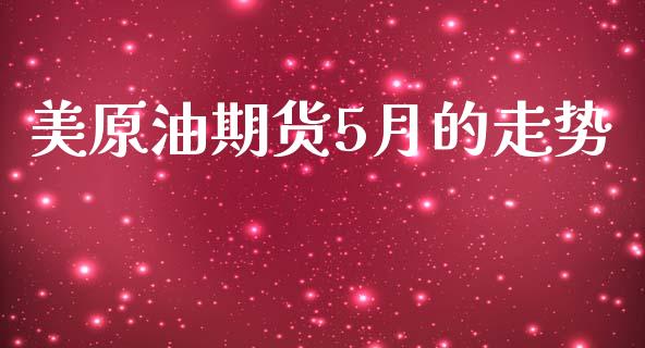 美原油期货5月的走势_https://wap.jnbaishite.cn_期货资讯_第1张
