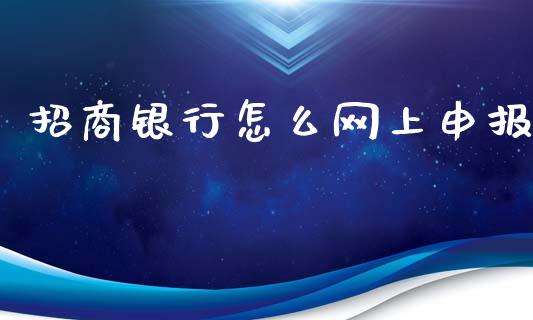 招商银行怎么网上申报_https://wap.jnbaishite.cn_期货资讯_第1张