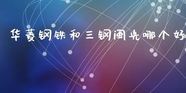 华菱钢铁和三钢闽光哪个好_https://wap.jnbaishite.cn_期货资讯_第1张